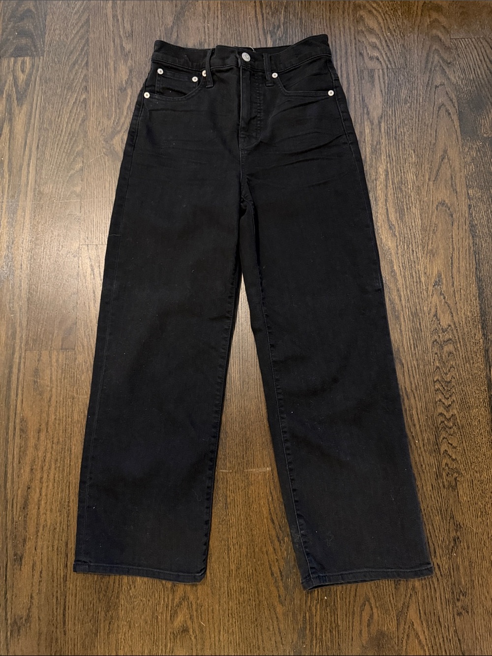 Madewell High-Waist Slim Wide Leg Crop